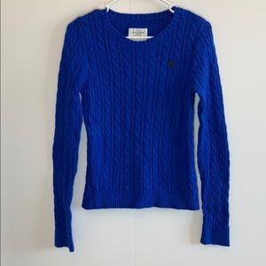🌼3/$30🌼 Abercombie Blue Cable Knit Sweater
